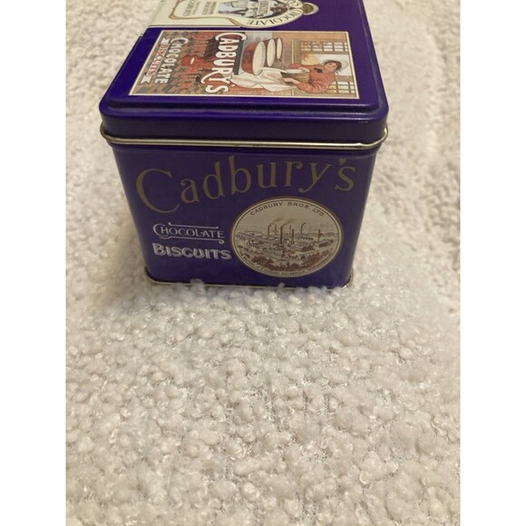 CADBURY’S Vintage Chocolate FINGERS COOKIES Metal Tin Box Container Hinge EMPTY - Picture 3 of 7